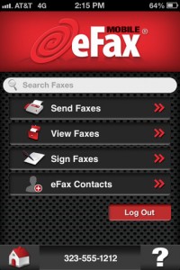 eFax(R) App for iOS Makes It Easier to Fax on the Go