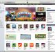 A screenshot of the iTunes Store interface displaying various apps and games. The featured section highlights "Skylanders Battlegrounds" under Editors' Choice, noted for its successful in-app purchases. Below are categories like New and Noteworthy and What's Hot, showcasing several app icons with brief descriptions.