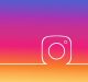 A gradient background transitioning from blue to purple to red to orange evokes a sunset-like effect. In the center, an outline resembling the Instagram camera logo sits on a horizontal white line. This design subtly reinforces the importance of 2-factor authentication in safeguarding against hackers.