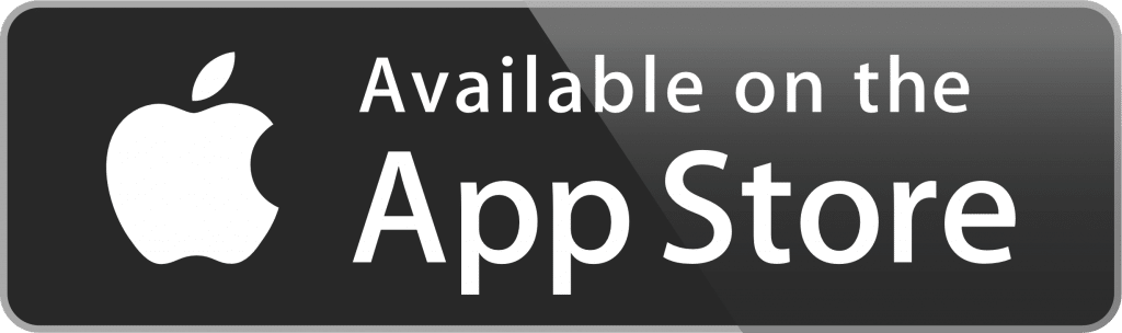 A gray and black rectangular badge with the Apple logo on the left side and the words "Available on the App Store" in white text on the right side, reminiscent of App Store spending trends from 2017 to 2018.