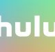 The logo for the streaming service Hulu, consisting of the word "hulu" in lowercase white letters, is centered against a gradient background transitioning from light blue to green to yellow. This visual identity highlights Hulu's unique brand under the extensive media umbrella of Disney.