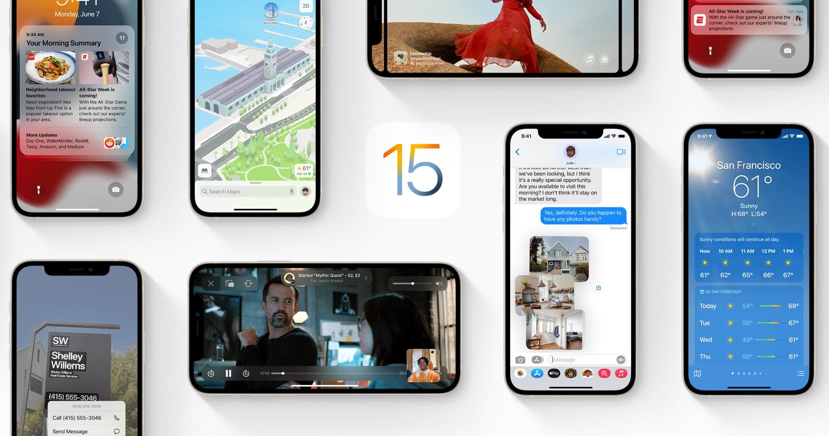 iOS 15 features