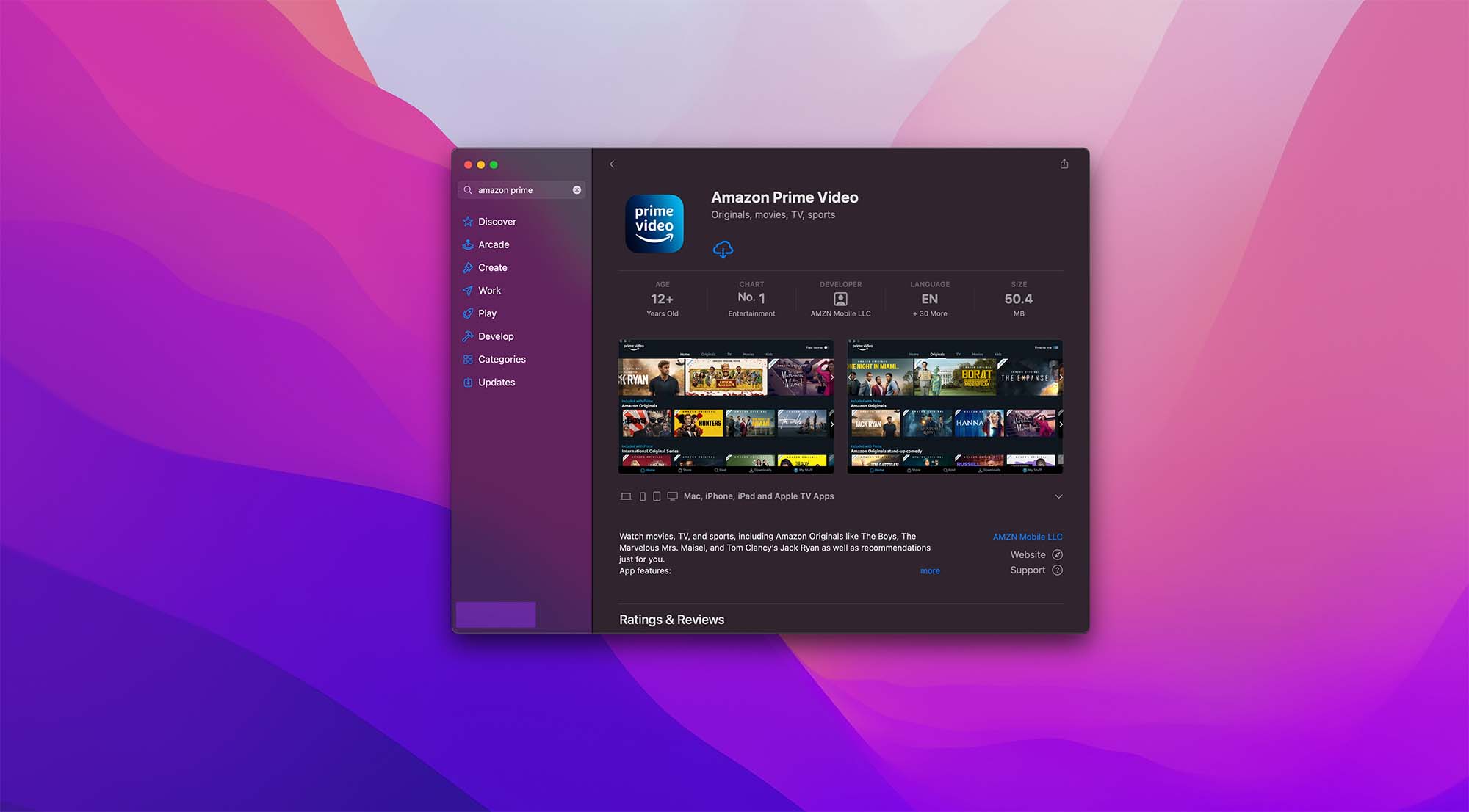 Native macOS  Prime Video app arrives with picture-in