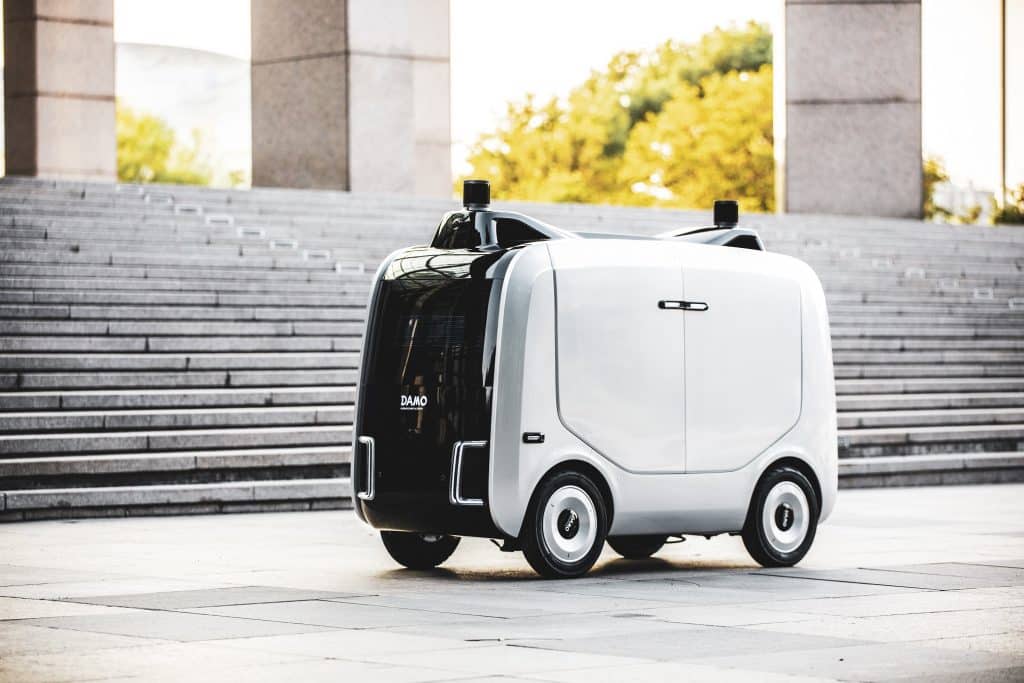 Retail delivery robot