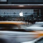 Apple logo in Taipei