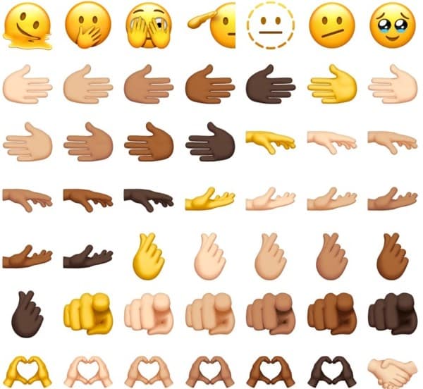 First Look: New Emojis in iOS 15.4