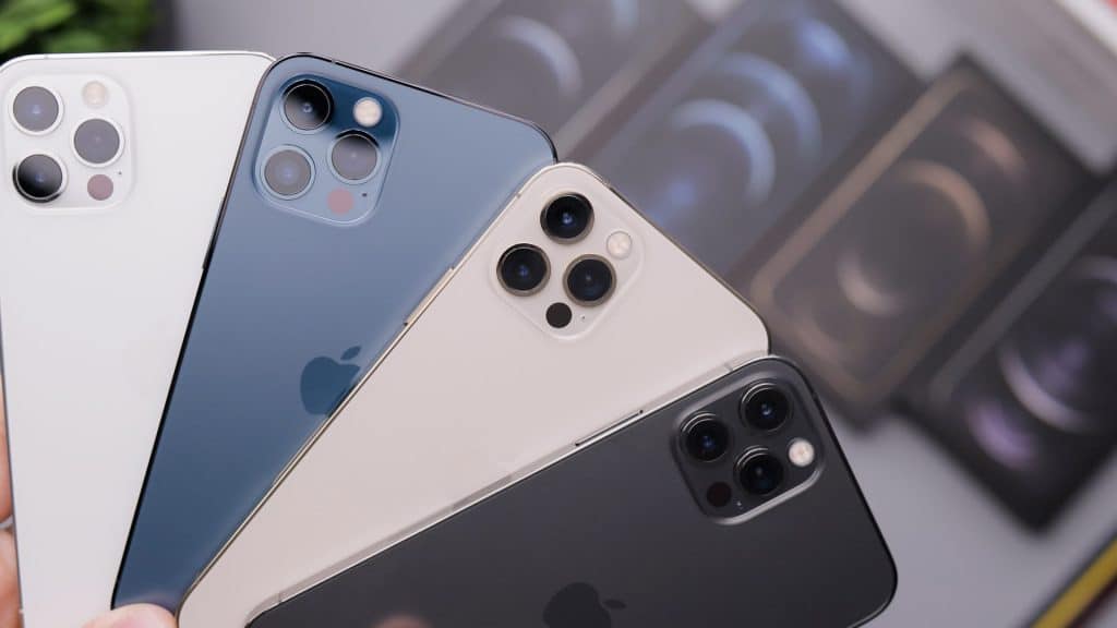 iPhone 12 Pro Silver, Pacific Blue, Gold, & Graphite