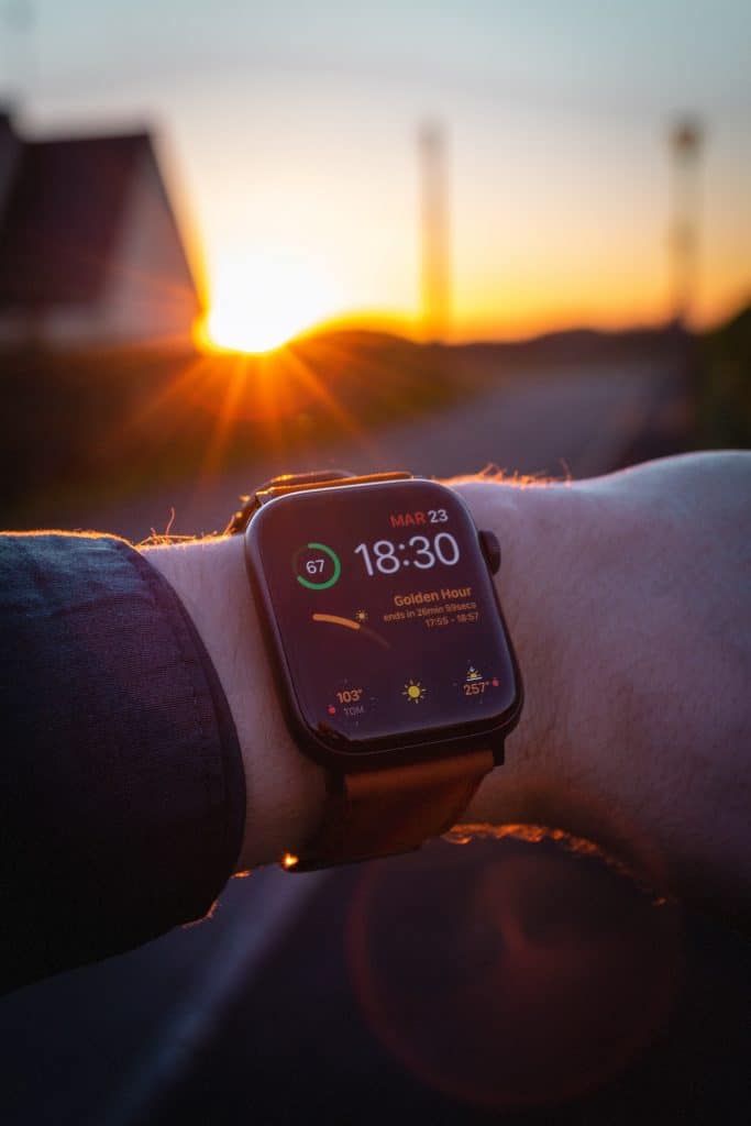 Apple Watch in the sun