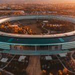 Overhead view of Apple Park