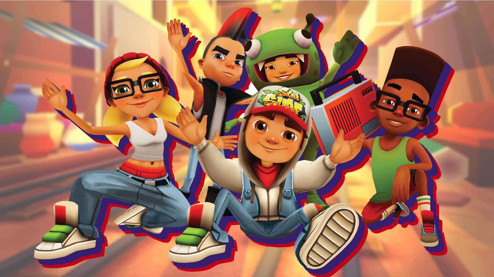 Subway Surfers Blast versão móvel andróide iOS apk baixar