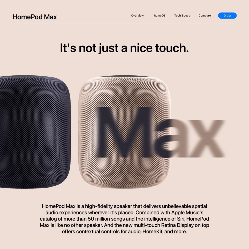 HomePod Max