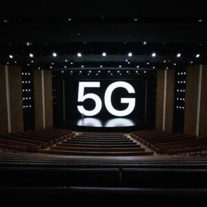 5G on screen | Steve Jobs Theater
