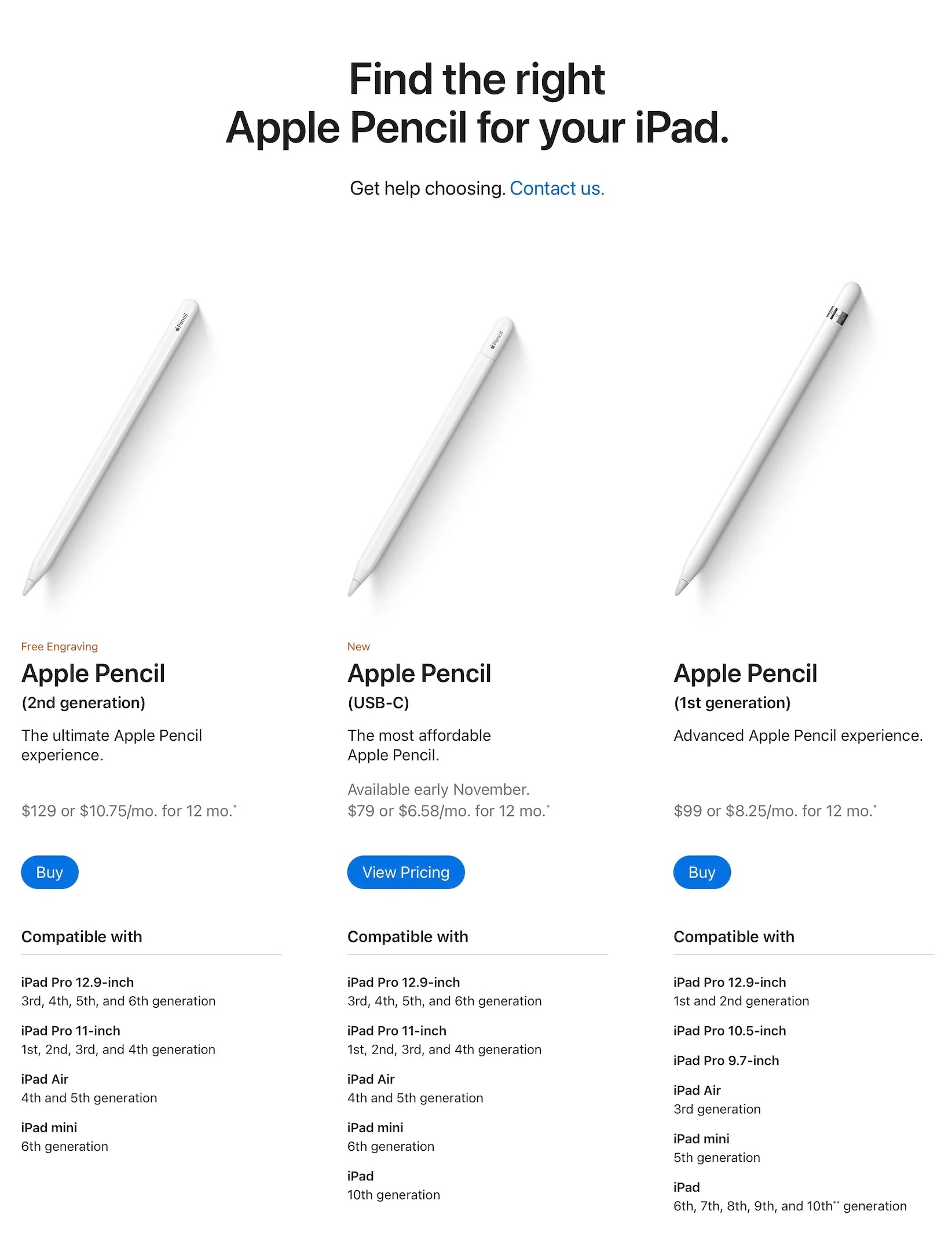 Apple unveils third-gen Apple Pencil with USB-C and other upgrades