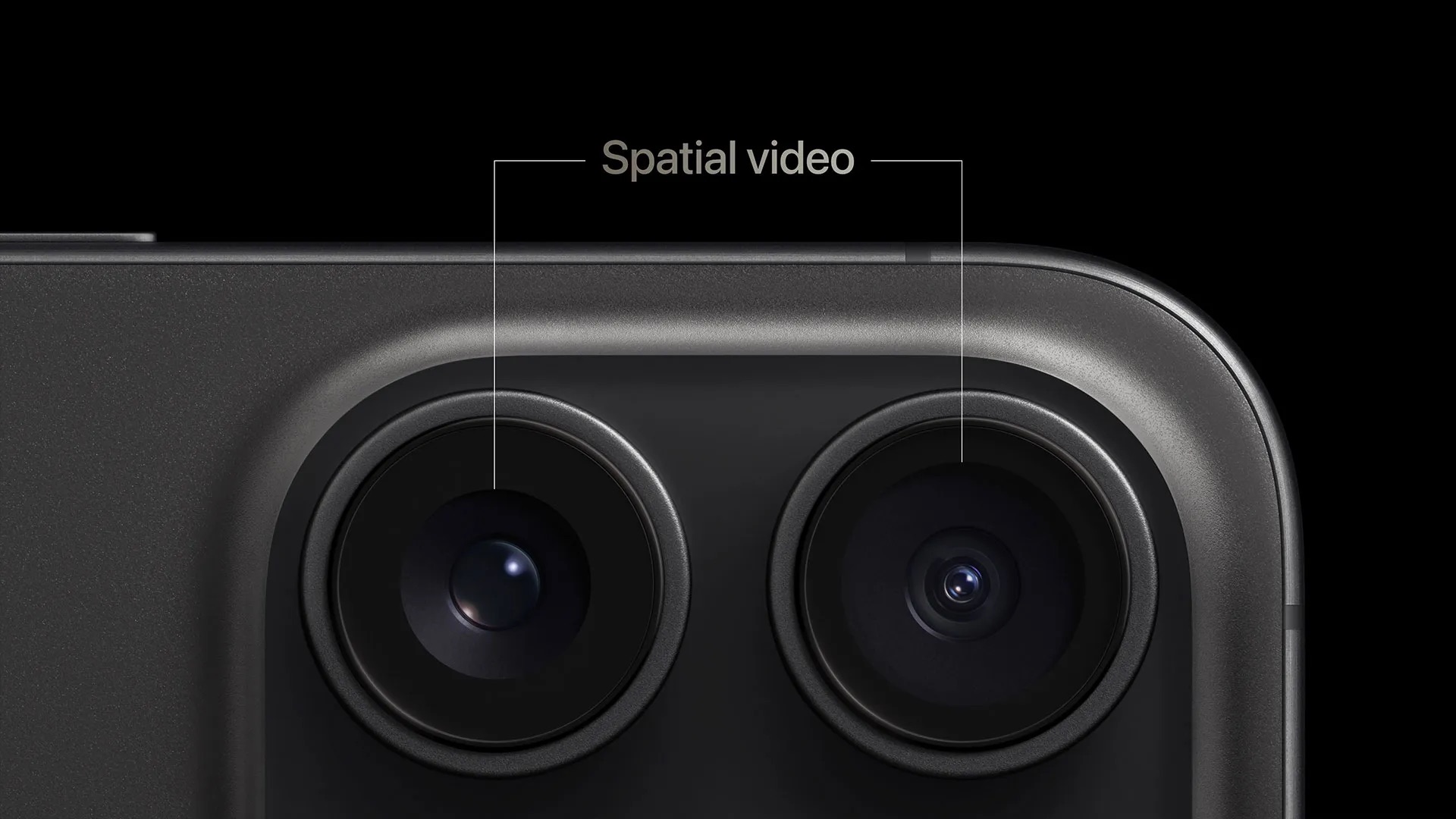 iPhone camera spatial video