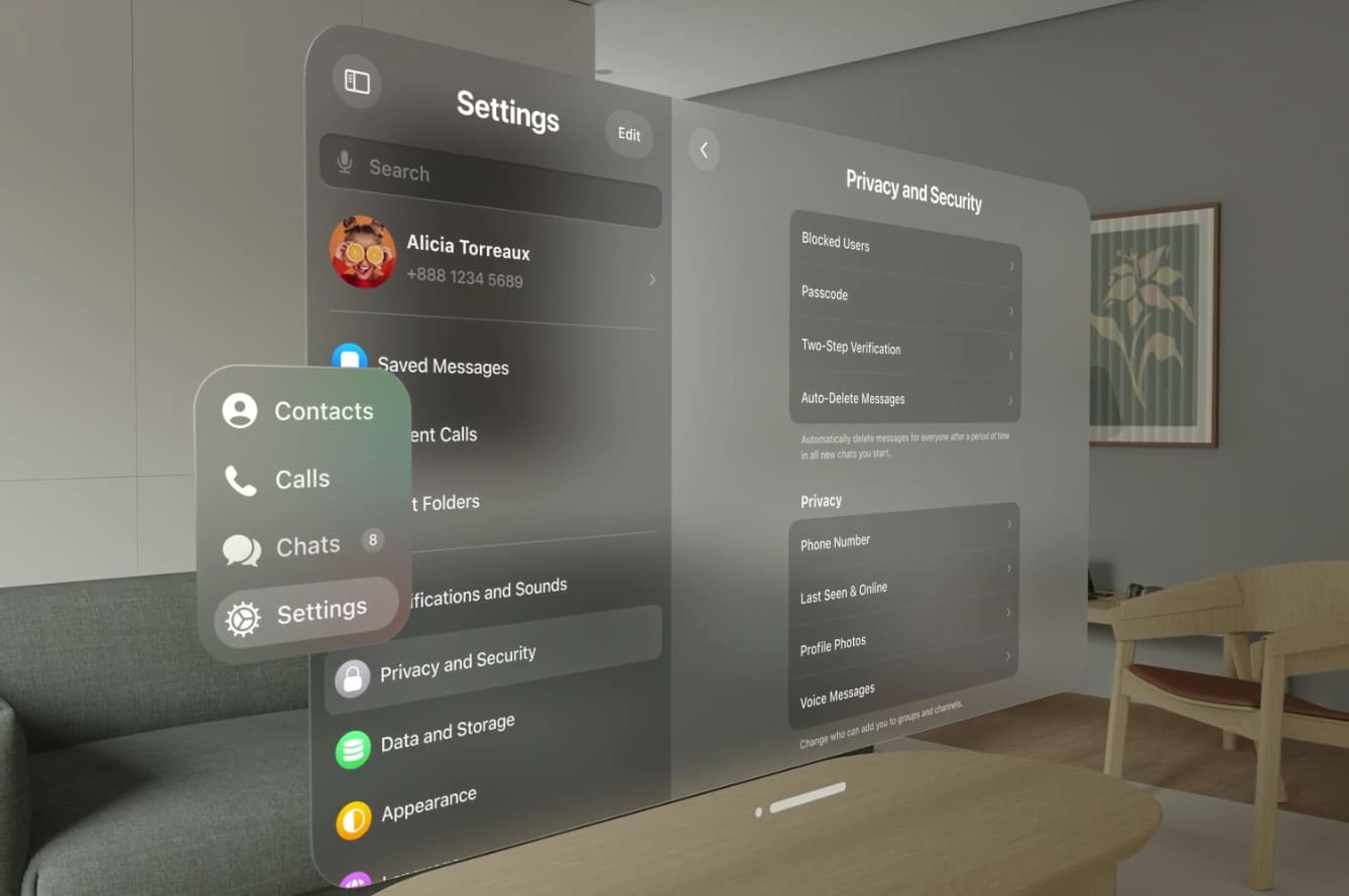 Telegram | Apple Vision Pro