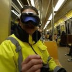 Casey Neistat Wearing Apple Vision Pro