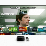 Concept image showcasing Apple TV brand reboot with new design and streaming features.