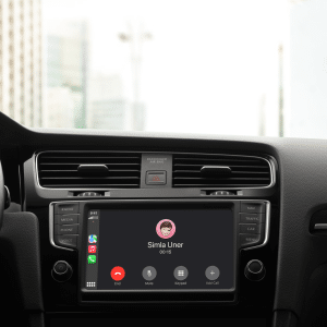 CarPlay 2 custom widgets displayed on an in-car screen, highlighting Apple’s latest updates to the driving interface.