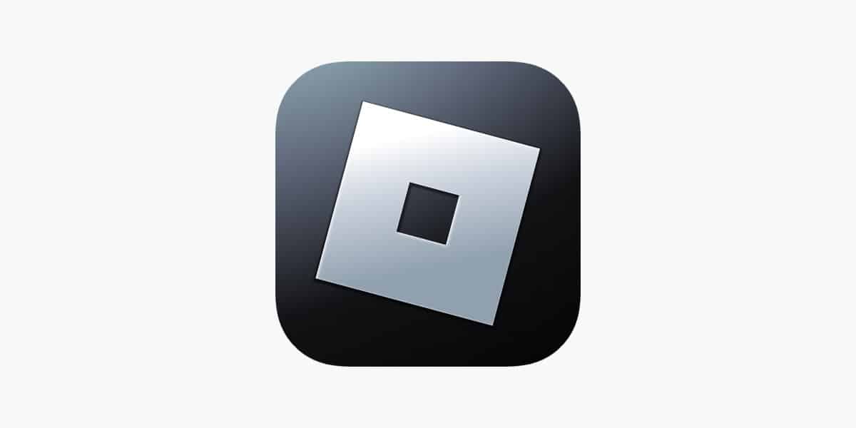 Roblox app icon showcasing a tilted square with a smaller cutout, set against a dark gradient background. Dive into the world of Roblox for free items and exclusive guides today!.