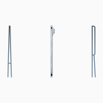 Minimalist image showing the word "AIR," with each letter resembling the thin side profile of a smartphone—perfectly capturing the ultra-slim design of the iPhone Air. Ideal for those seeking visuals that reflect iPhone Air pros cons in style.