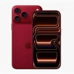 iPhone 18 red color concept shown front and back with edge-to-edge display.