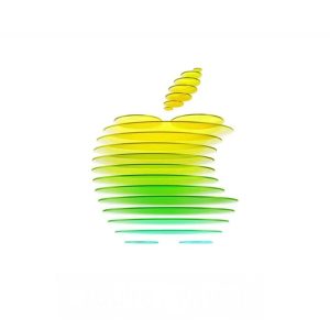 Apple Events 2026 - Apple layered logo in yellow and green gradient from 2026 Apple Event invitation design.